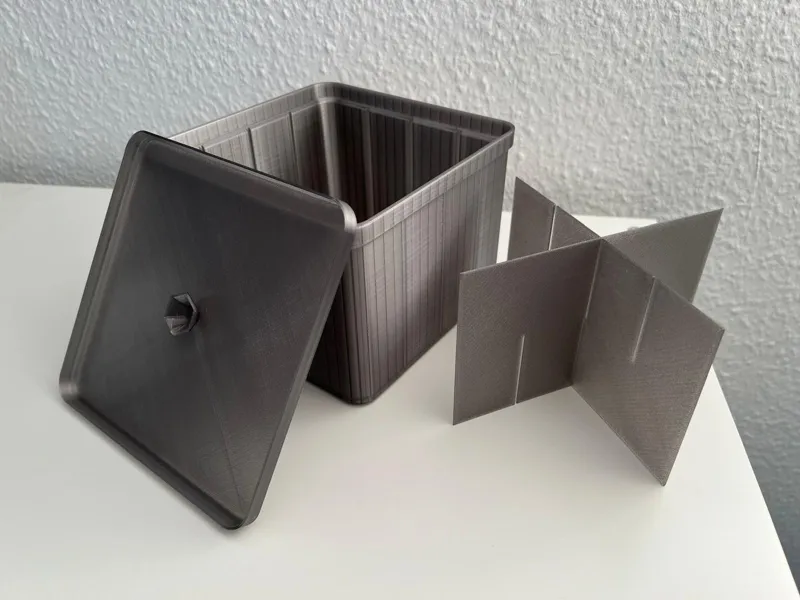 Modular Stackable Organizer Box - 150x150x100mm