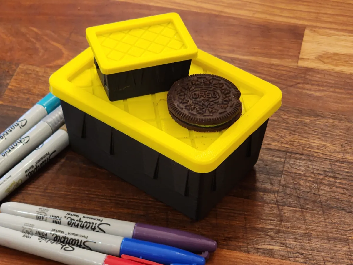 Teeny Tote (aka Lowes Mini Tote) by I Am Not A Robot MakerWorld: Download Free 3D Models - 3D model önizlemesi