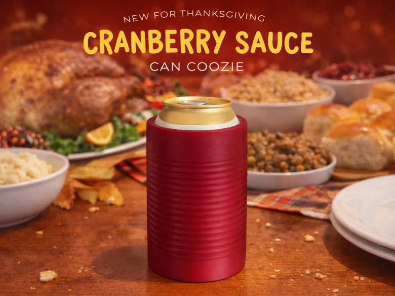 Cranberry Sauce Can Coozie