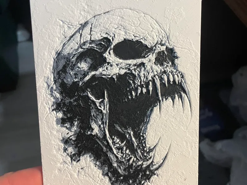 Screaming Skull Hueforge