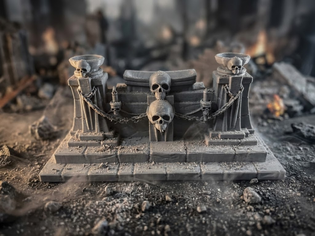 Skull Shrine Altair – Grimdark Tabletop Terrain