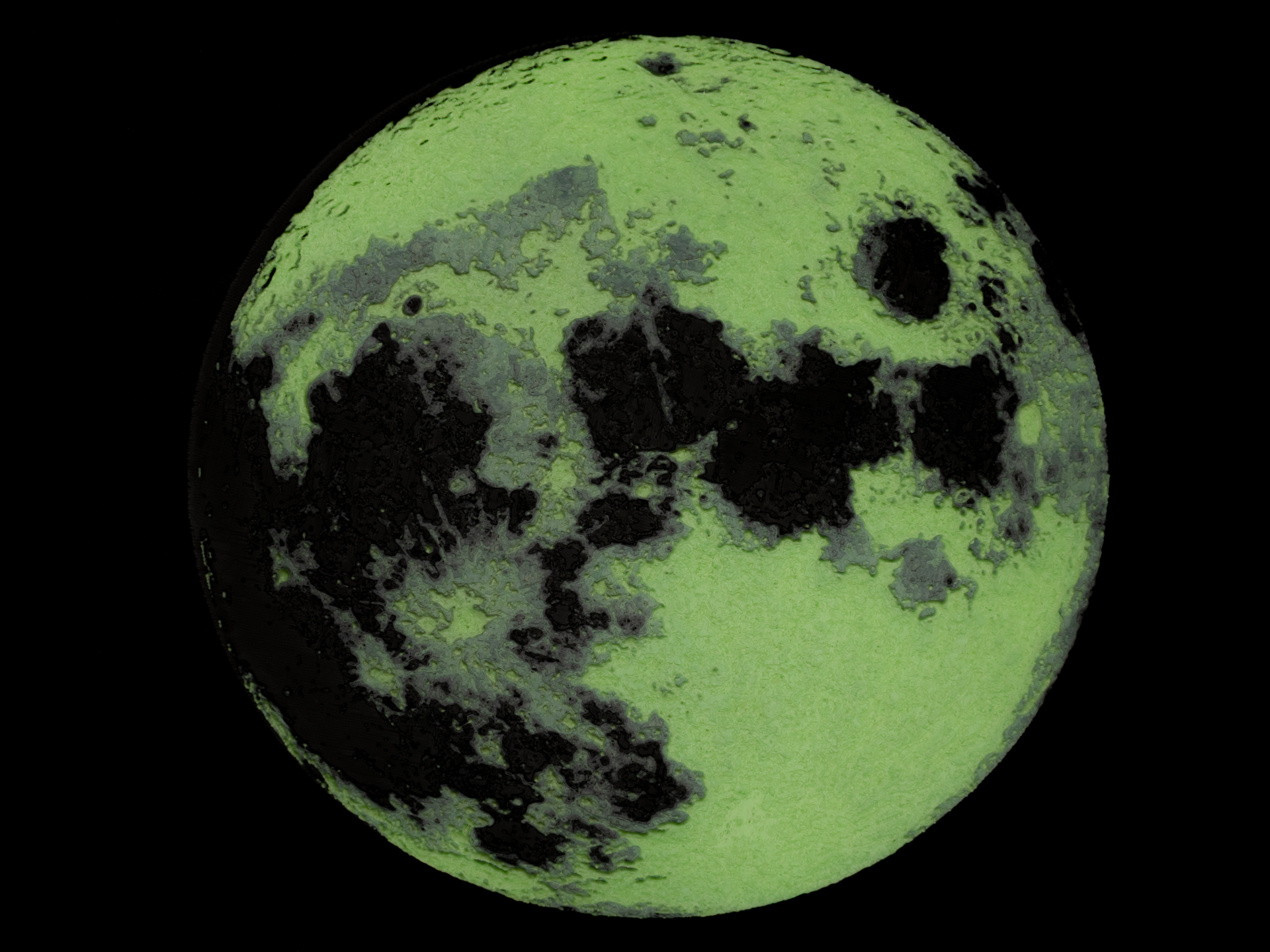 Glow-in-the-Dark Moon