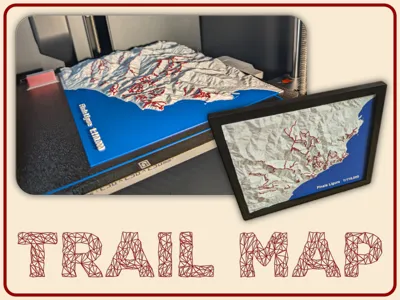 MTB Finale Ligure - Tail Map (Topographic)