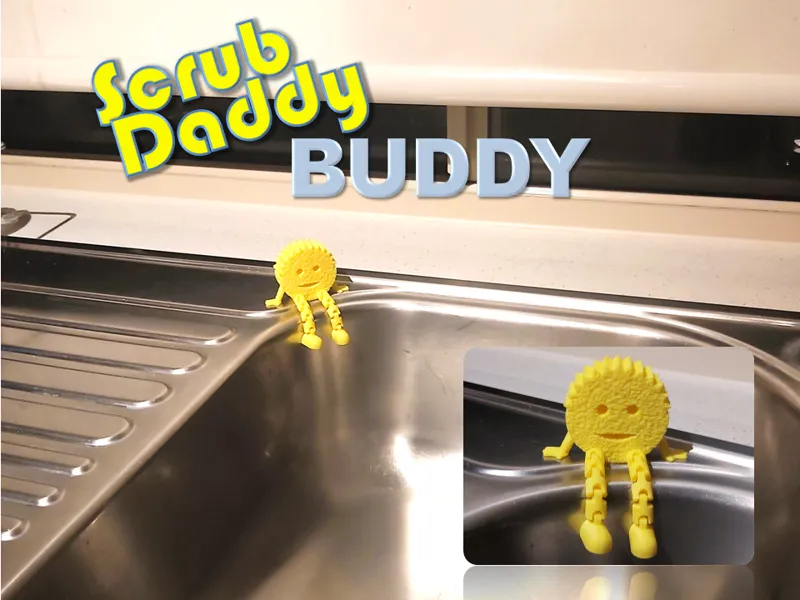 Scrub Daddy with flexy legs - Buddy