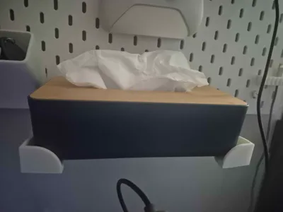 Skadis Tissue Box Holder