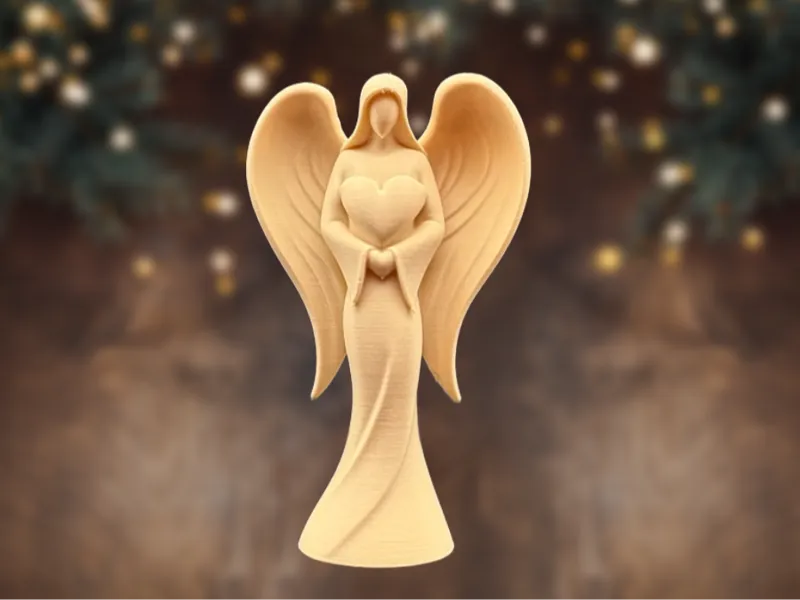 Weihnachtsengel mit Herz