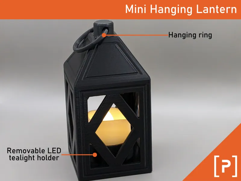 Mini Hanging Lantern for LED Tealight