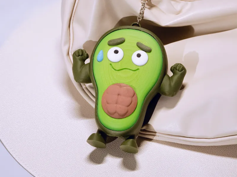 Funny Muscular Avocado