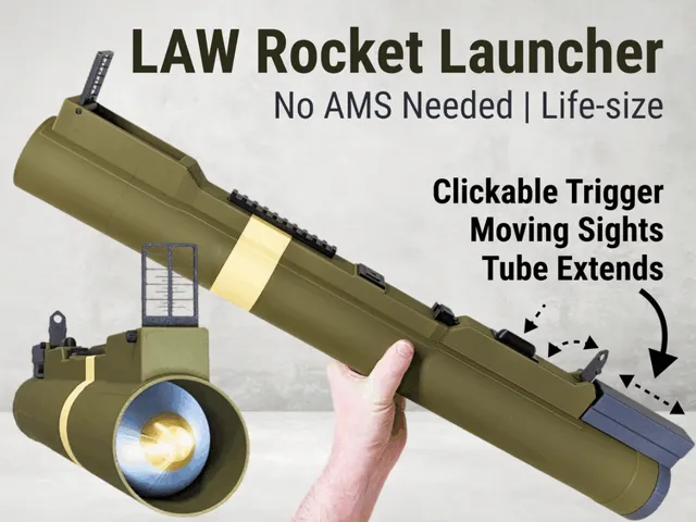 Full-Size M72 LAW Rocket Launcher | Moving Parts