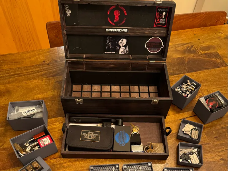 Locksport Tool Box (Gridfinity Compatible)