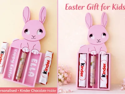 Easter Money Holder Kinder Chocolate
