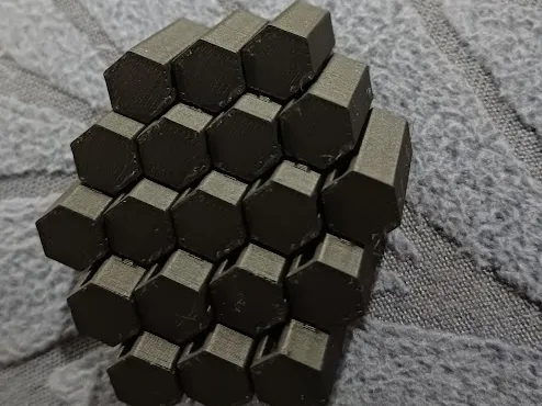 sliding hex fidgit