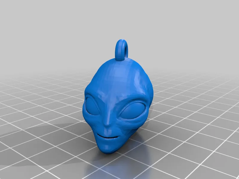 alien keychain