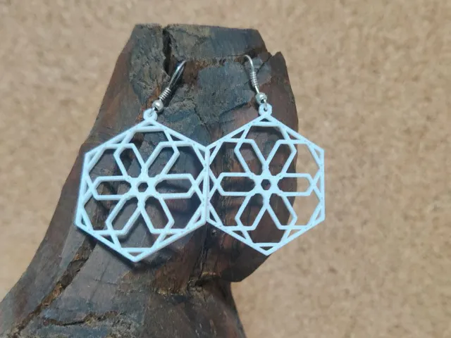 HexaFrost Earrings