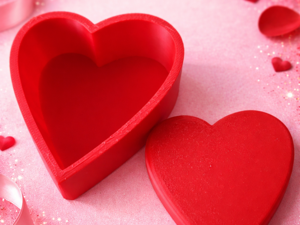 Heart-Shaped Jewelry Gift Box – Valentine’s Day