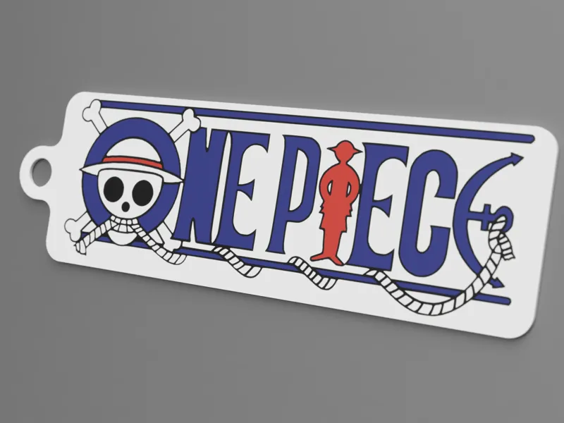 One Piece Logo Keychain