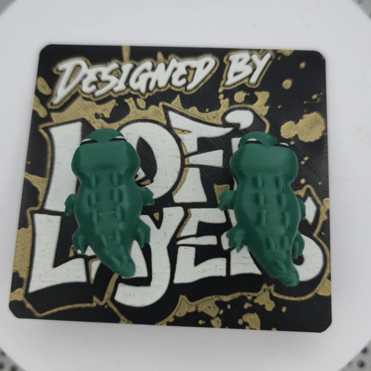 Gator Chomper Earrings view 3