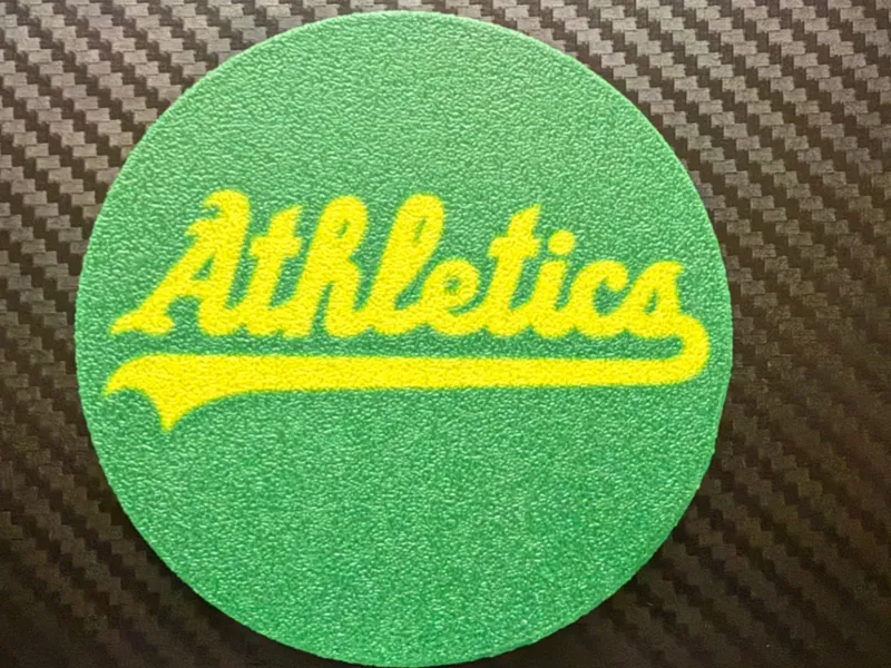A's Athletics coaster