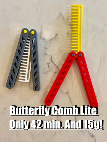 Letrero o emblema decorativo: Butterfly Comb Lite — vista de referencia 2