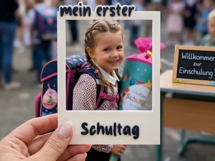 Bilderrahmen mein erster Schultag