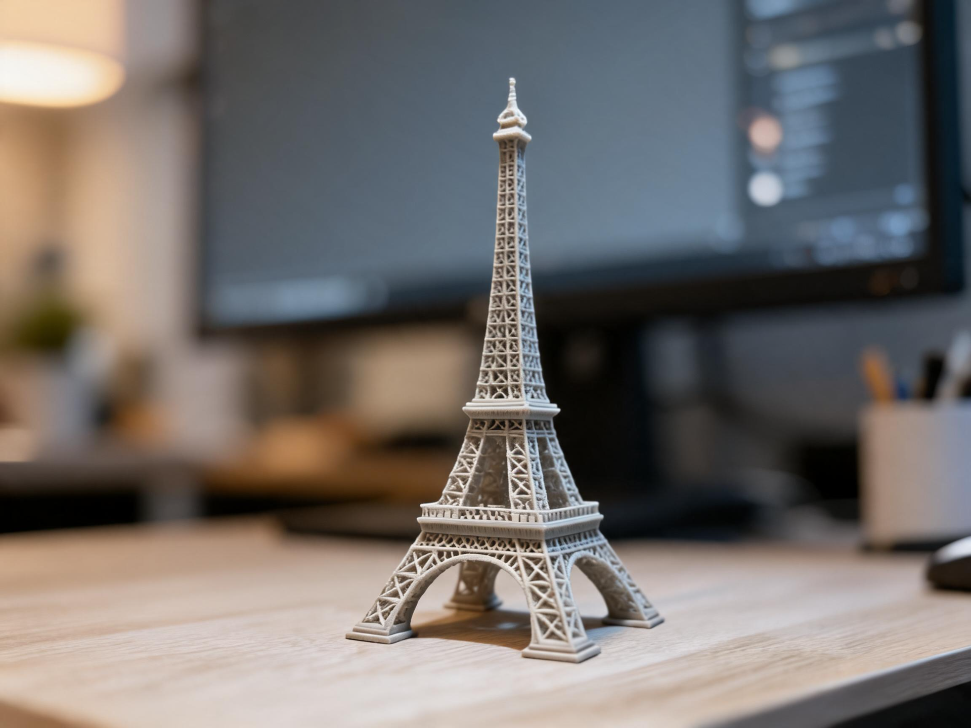 Eiffel Tower Mini! 1-piece, No support, 3.5" & 2"
