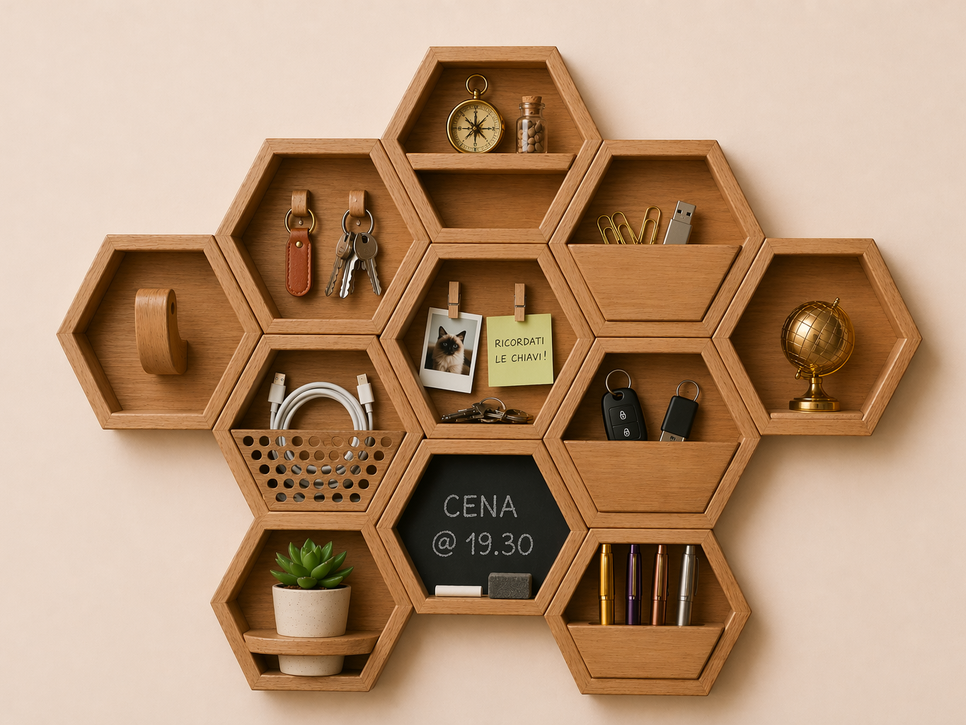 Modular Honeycomb Wall System