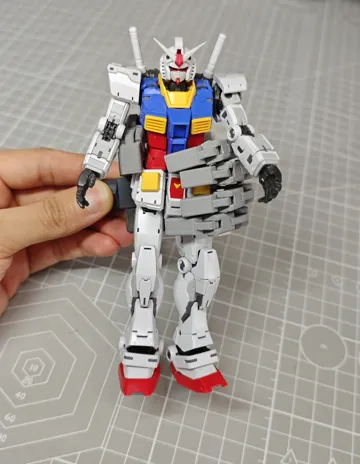 Accesorio para filamento: Gundam Articulated Hand Poseable Fingers — vista de referencia 3