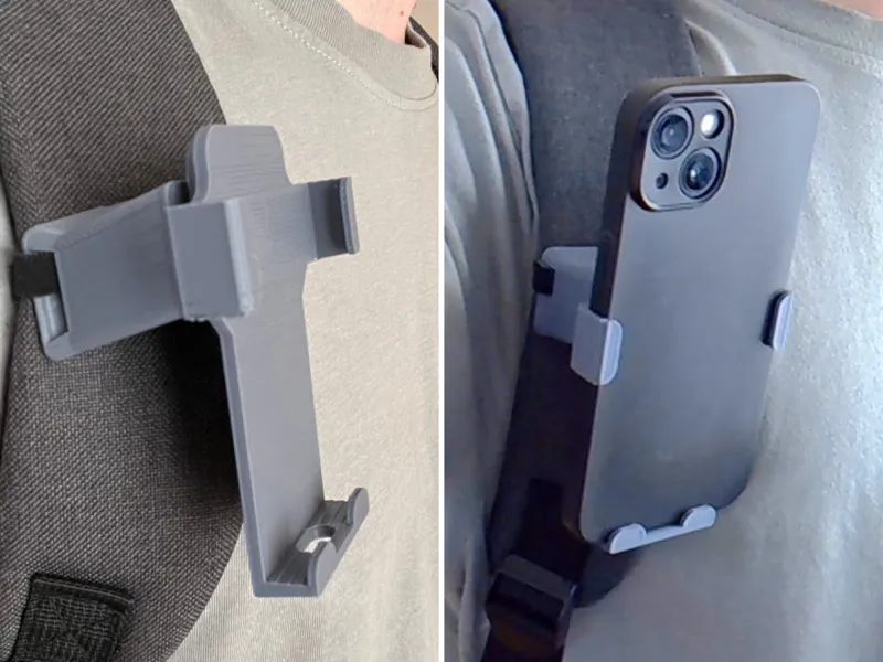 Backpack Phone Holder - POV Clip System