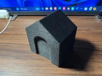 0.2mm layer,2 walls,1% infill,ultra light-weight, fuzzy skin
