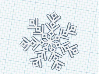 snowflake ornament