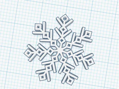 snowflake ornament