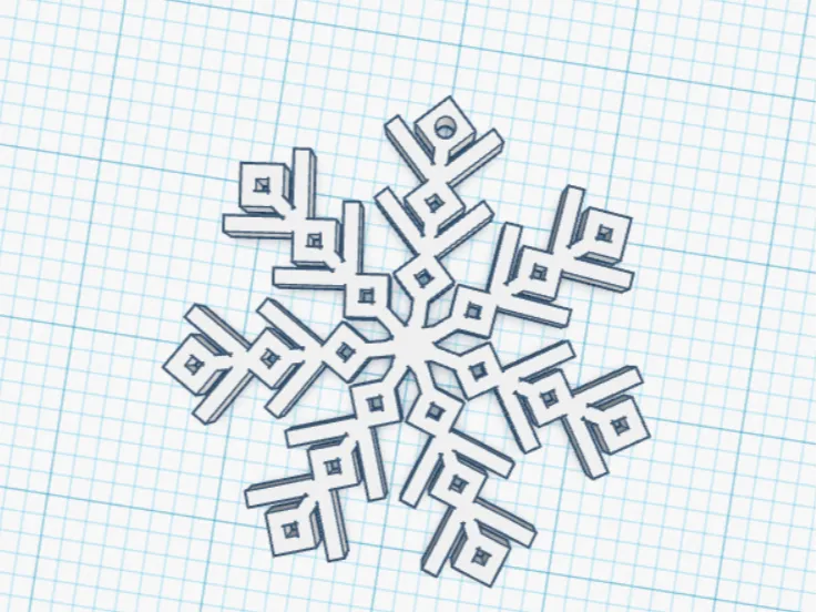 snowflake ornament