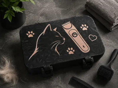Cat Grooming Clipper Storage Box