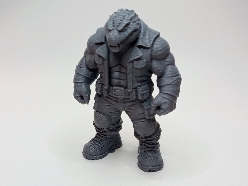 Straßenkaempfer "Rex Knox" Fantasy Figur Echse