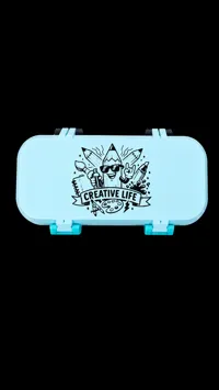 Case with Graphic on lid