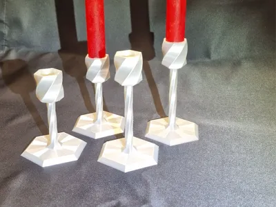 Elegant Candlestick without visible Z-Seam