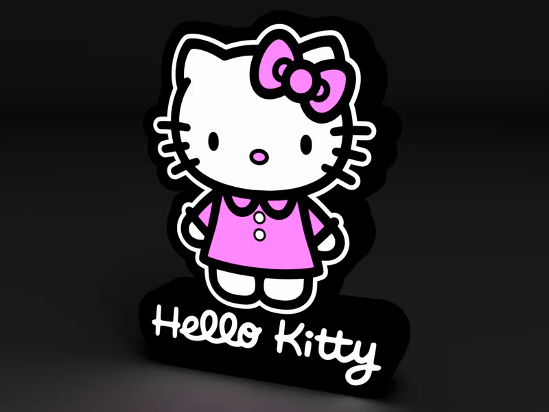 Hello Kitty Lightbox | LED Lamp