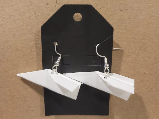 Paper Airplane Earrings