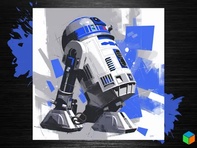 R2 D2 Combat Ready 200x200 Hueforge - Star Wars by 3D Prints By Vic ...