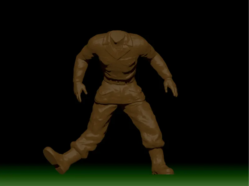 Soldado con barro de Sid sin cabeza v1 toy story