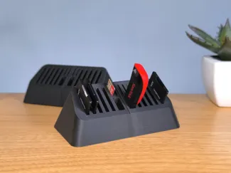 Desk SD Card Organizer