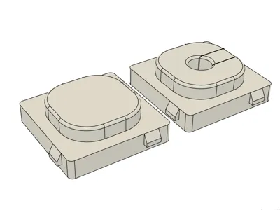 Goldair Gang plate blank insert