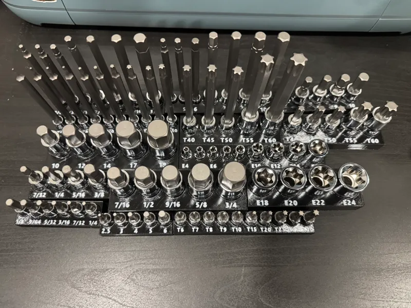 QUINN Master Bit Socket Set Organizer 