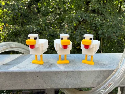 Minecraft inspired: Cute Chicken AMS Version