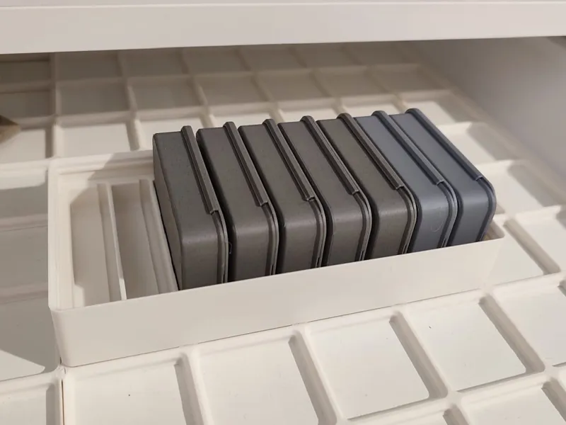 Gridfinity Organizer for 9 Mini Pocket Containers