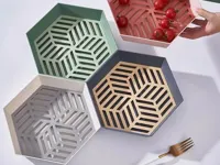 六边形镂空隔热垫