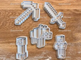 Minecraft Cookie cutters set