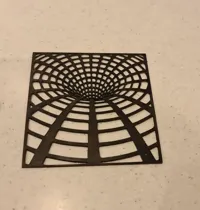 Décoration murale illusion d'optique - vortex tourbillon infini — photo 2
