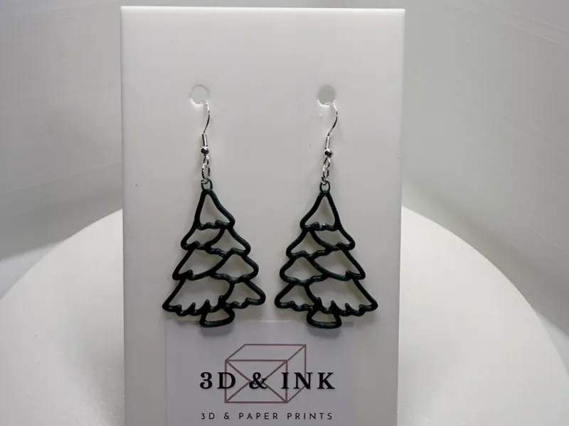 Christmas Tree Earrings/keychain