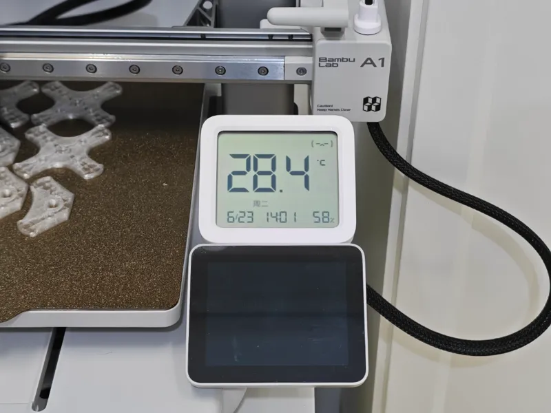 给你的A1加一个小米温湿度计